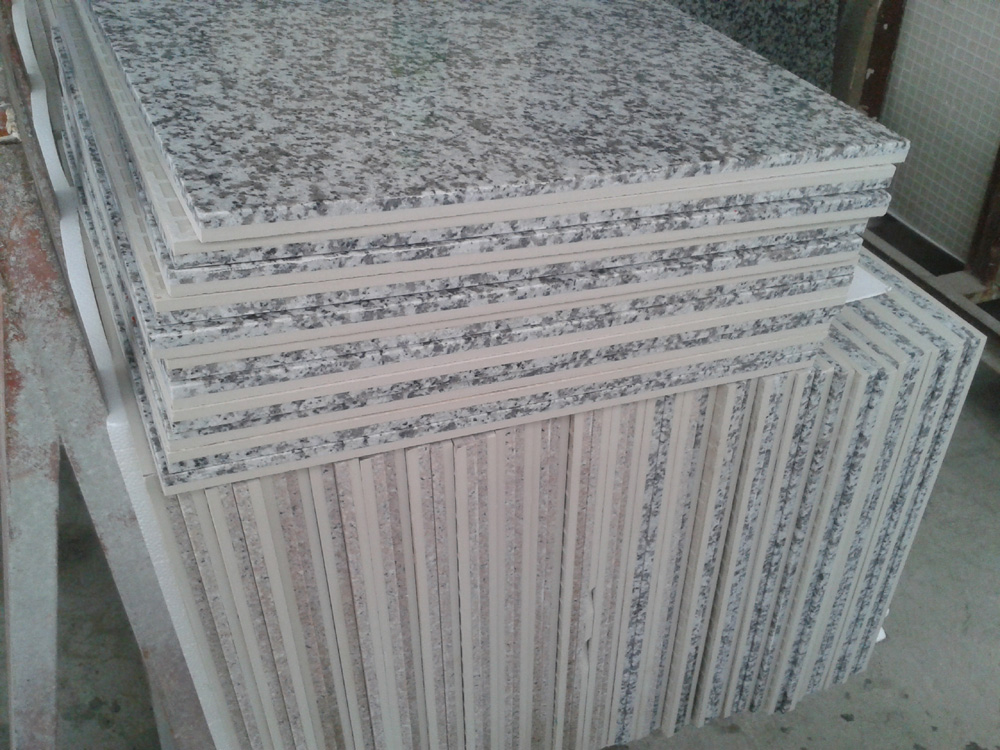 Ceramic Backed granite Tile,ceramic laminated granite tile